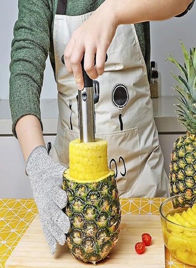 N M Z Stainless Steel Pineapple Peeler/Pineapple Cutter and Fruit Peeler Corer Slicer/Easy Kitchen Tool Stainless Steel Fruit Pineapple Peeler (1 Pc) - Image 5